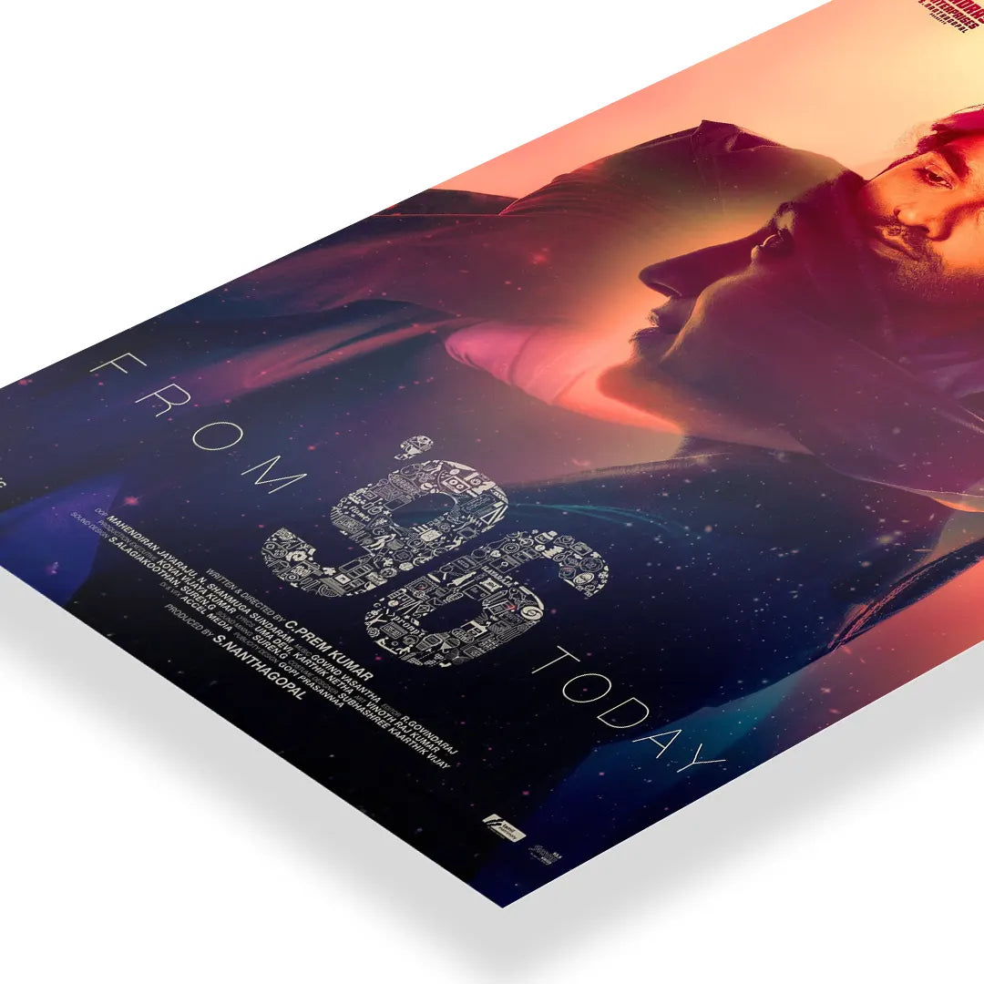 96 2018 V2 Original Movie art poster 3