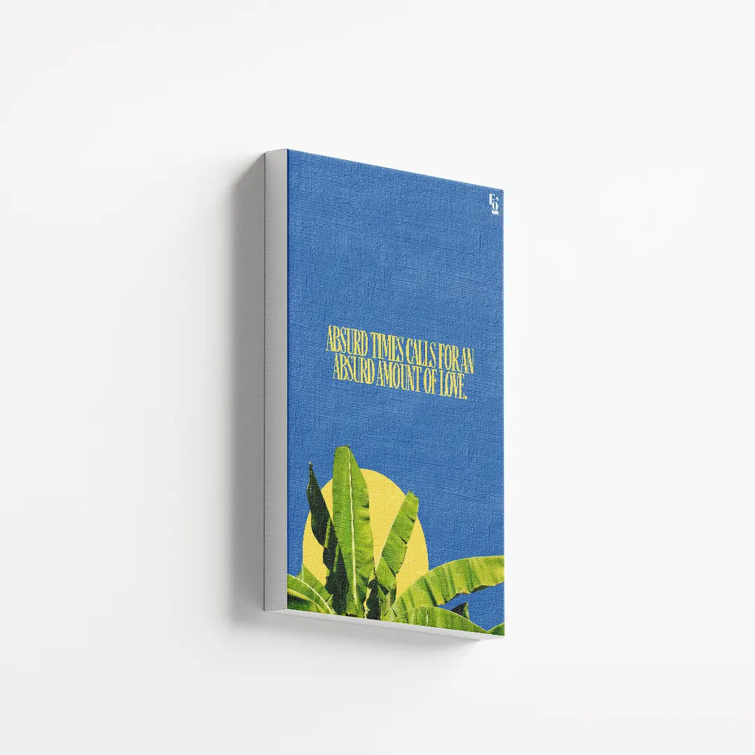 Absurd Amount Of Love Typography canvas 2