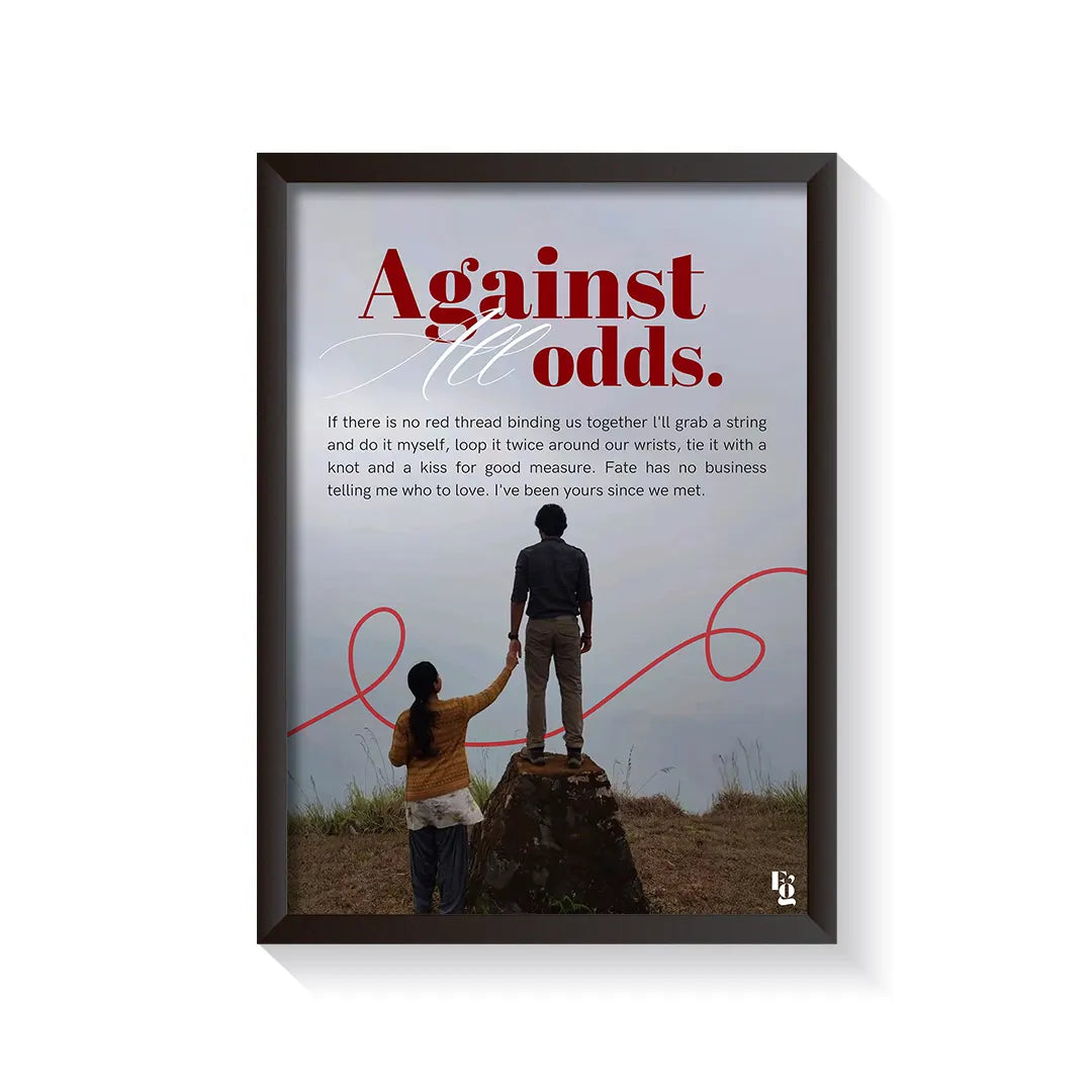 Against All Odds frame black