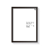 Be Brave frame black