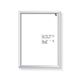 Be Brave frame white