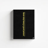 Being A Good Person Typography canvas 1