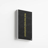 Being A Good Person Typography canvas 2