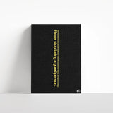 Being A Good Person Typography canvas 4