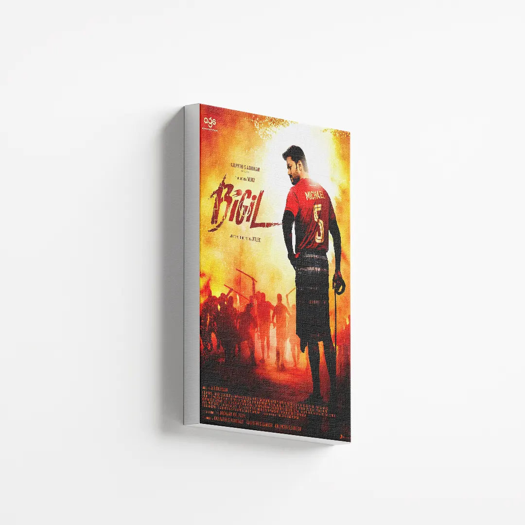 Bigil 2019 V1 Original Movie canvas 2