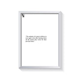 Burning Down All The Poems frame white