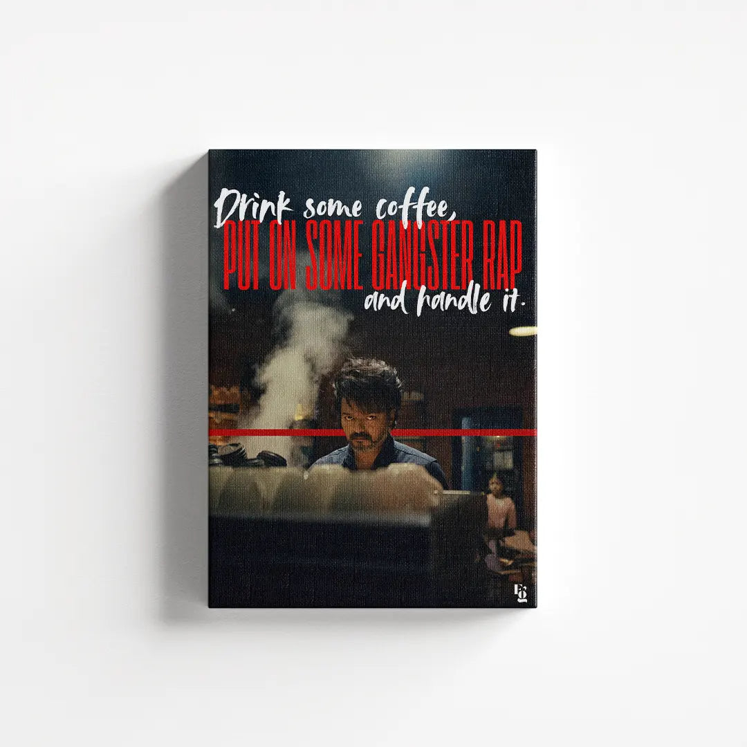 Coffee and Kill Leo Vijay canvas 1