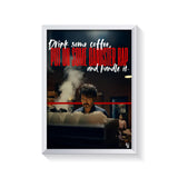 Coffee and Kill Leo Vijay frame white