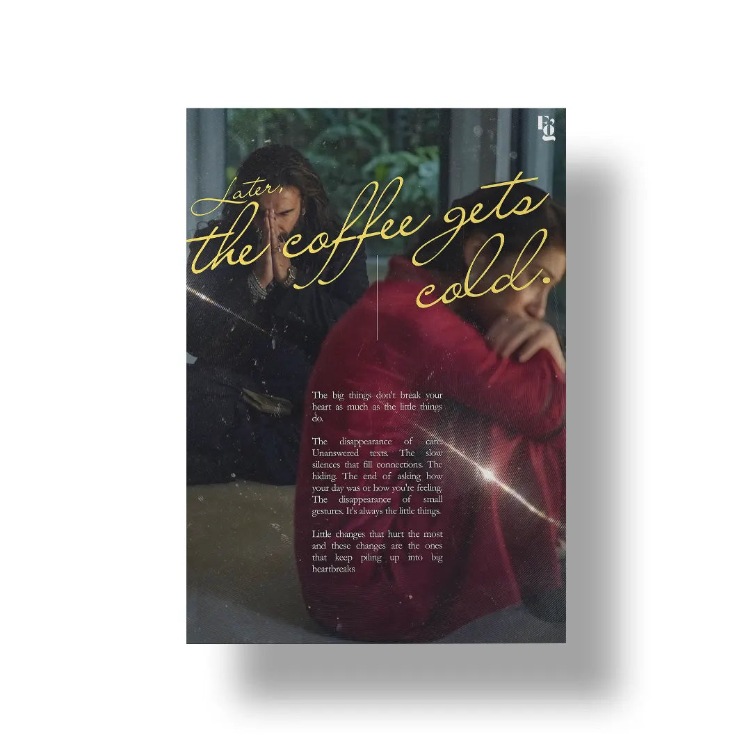 Coffee Gets Cold art poster 1