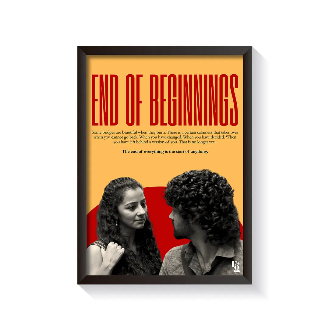 End Of Beginnings frame black