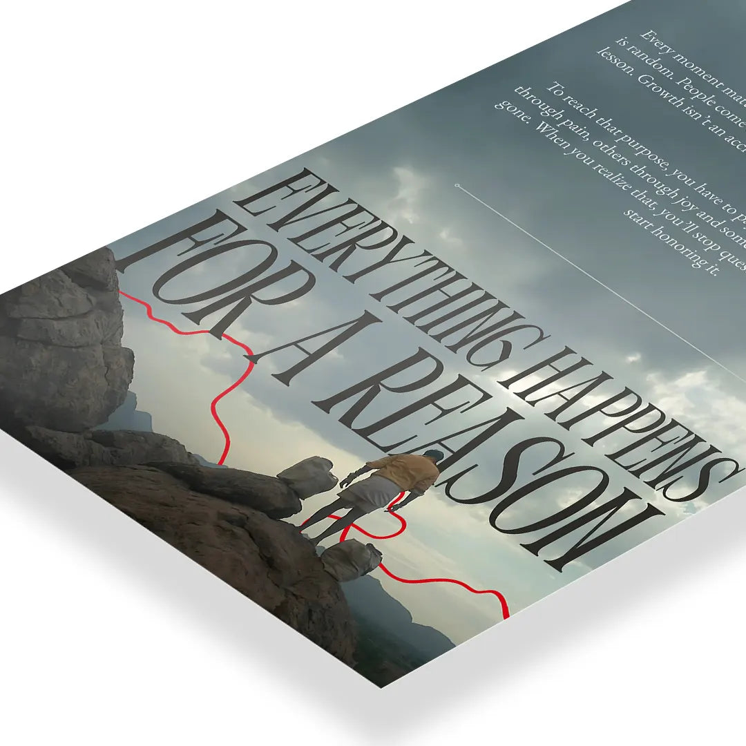 Everything Happens For A Reason art poster 3