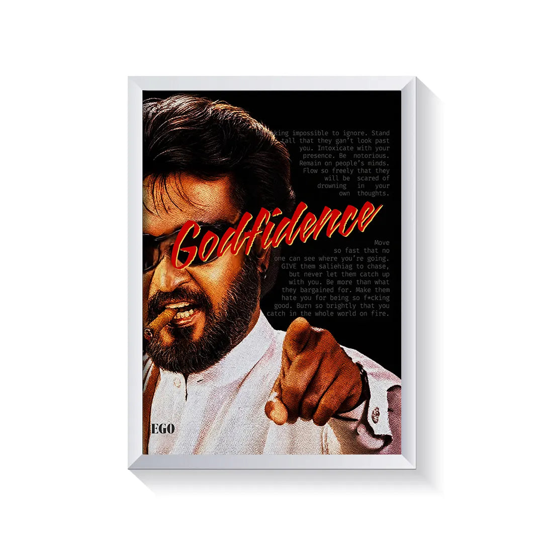 Godfidence frame white