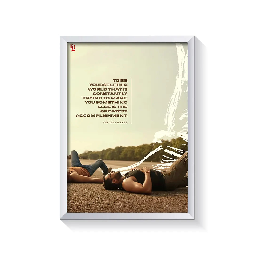 Greatest Accomplishment frame white