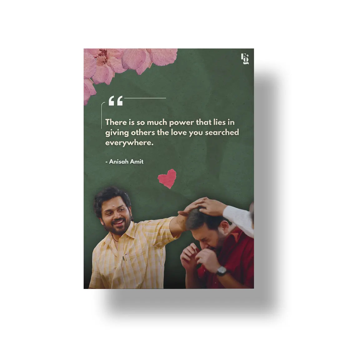 He Became The Love He Searched For art poster 1