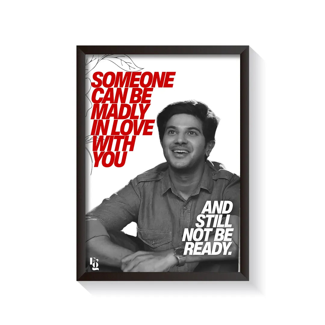 He Madly In Love With You frame black