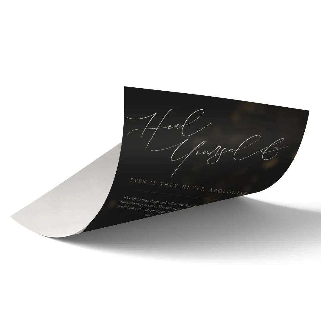 Heal Yourself art poster 2