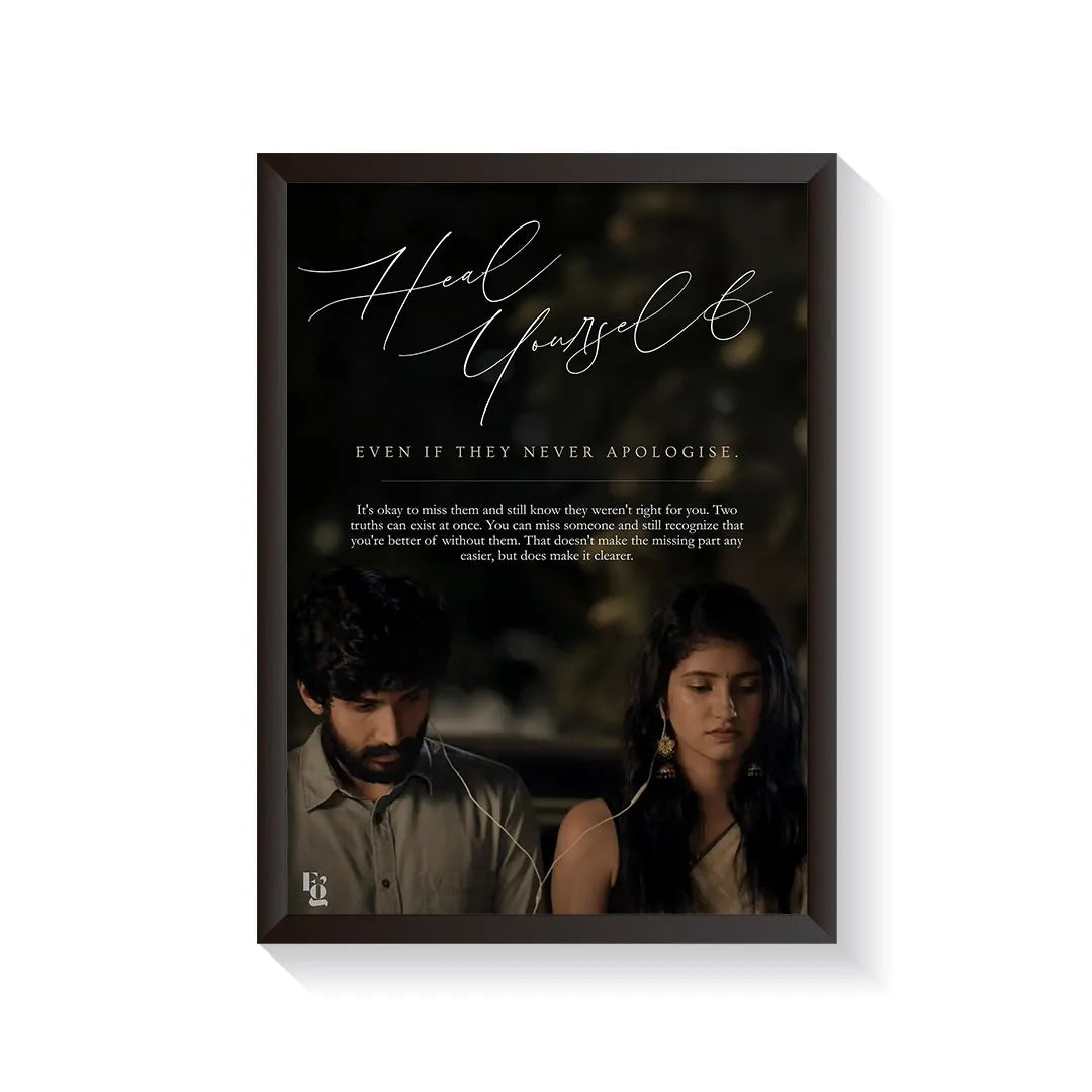 Heal Yourself frame black