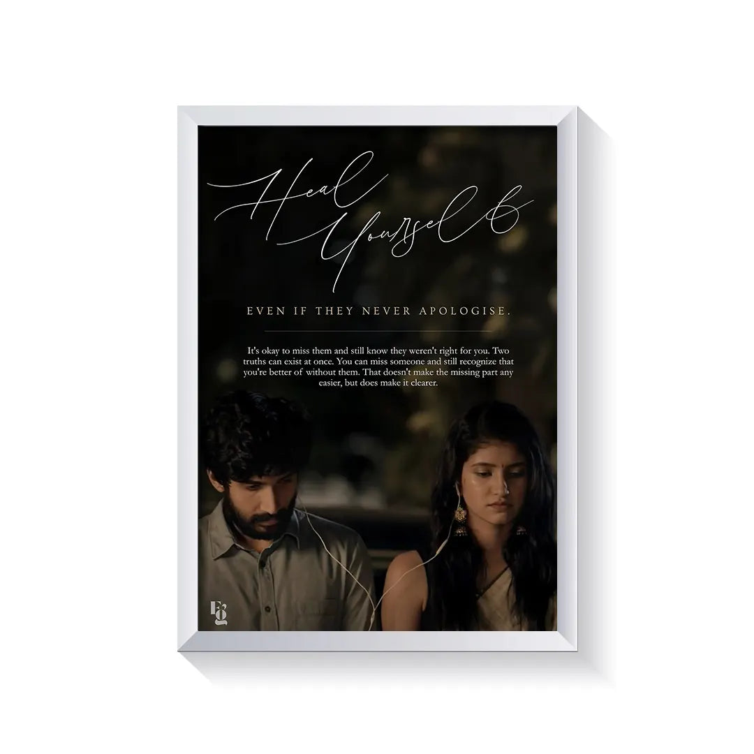 Heal Yourself frame white