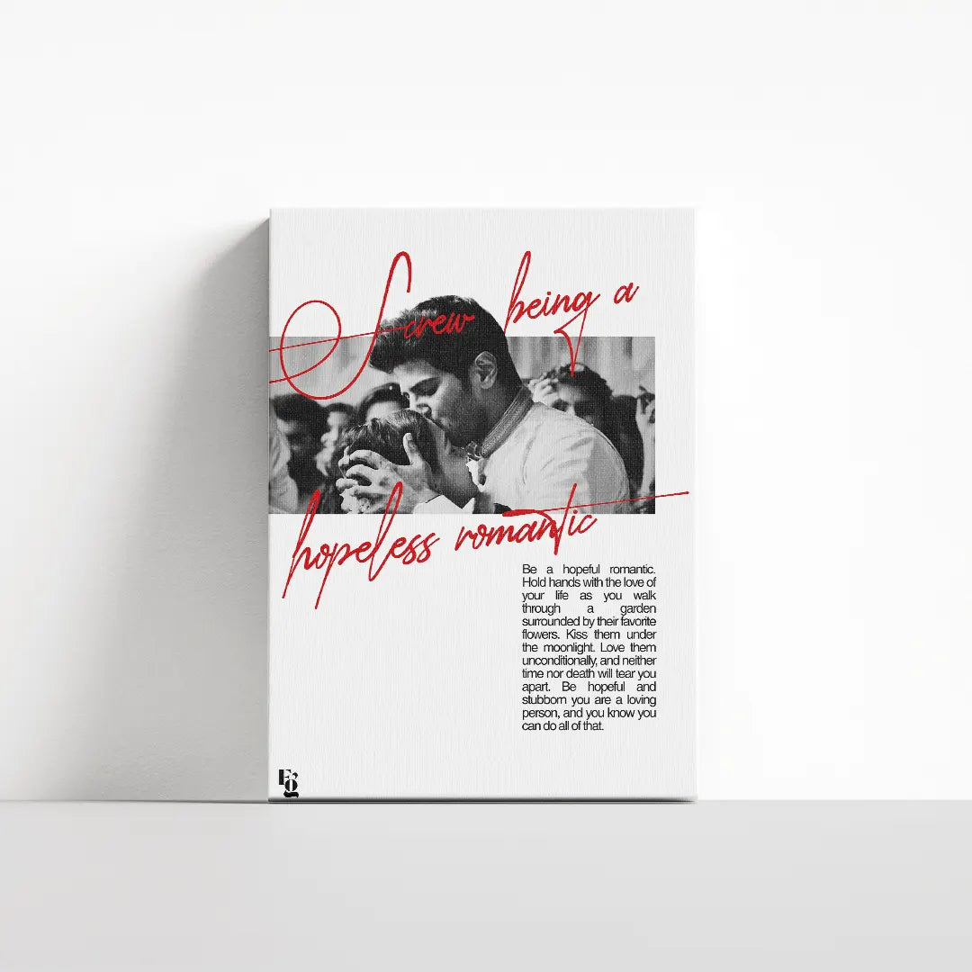 Hopeful Romantic canvas 4