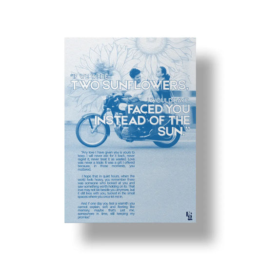 If We Were Sunflowers art poster 1