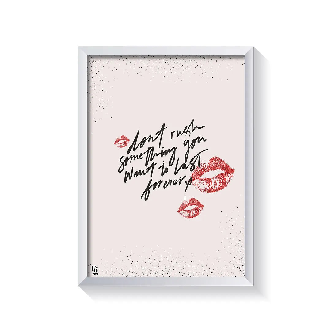 Last Forever frame white