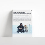 Let me fall Charlie 777 canvas 4