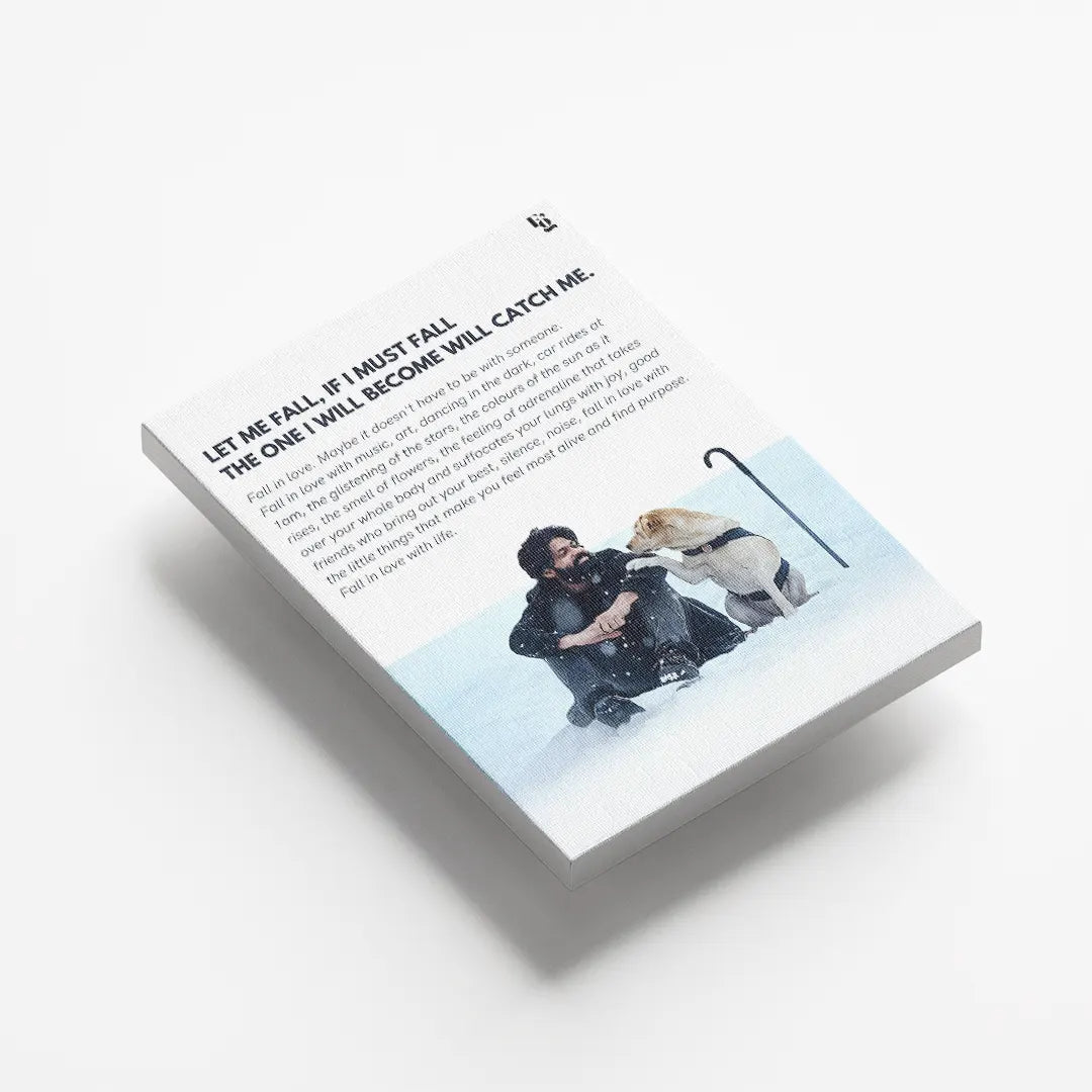 Let me fall Charlie 777 canvas 5