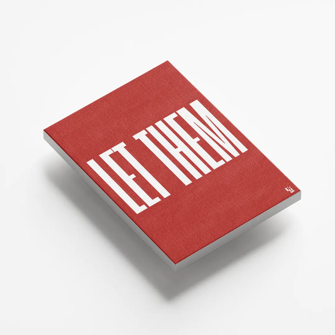 Let Them Typography canvas 5