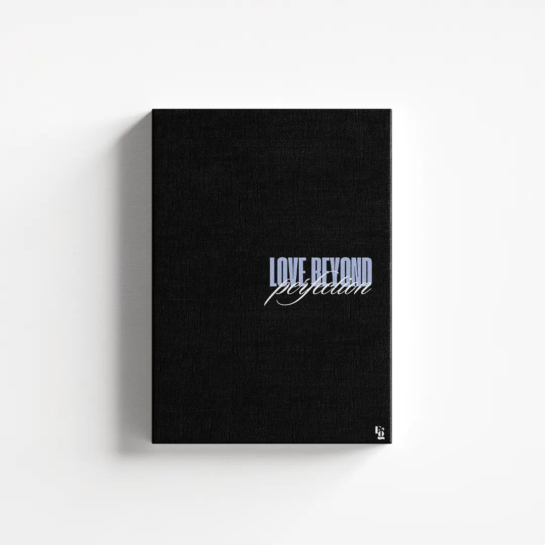 Love Beyond Perfection Typography canvas 1