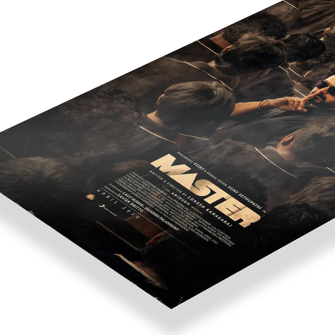Master 2021 V2 Original Movie art poster 3