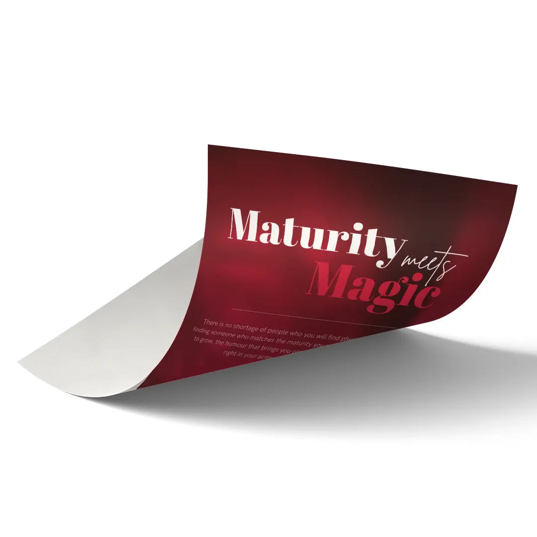 Maturity Meets Magic art poster 2