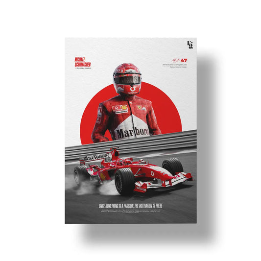 Michael Schumacher art poster 1
