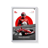 Michael Schumacher frame white