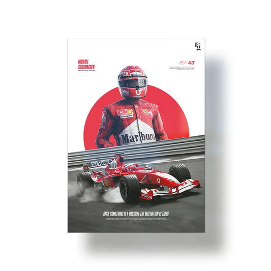 Michael Schumacher metal poster 1