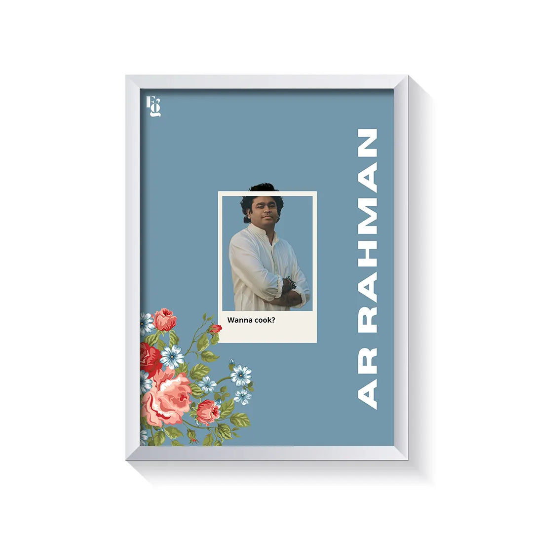 Music Director X Ar Rahaman frame white