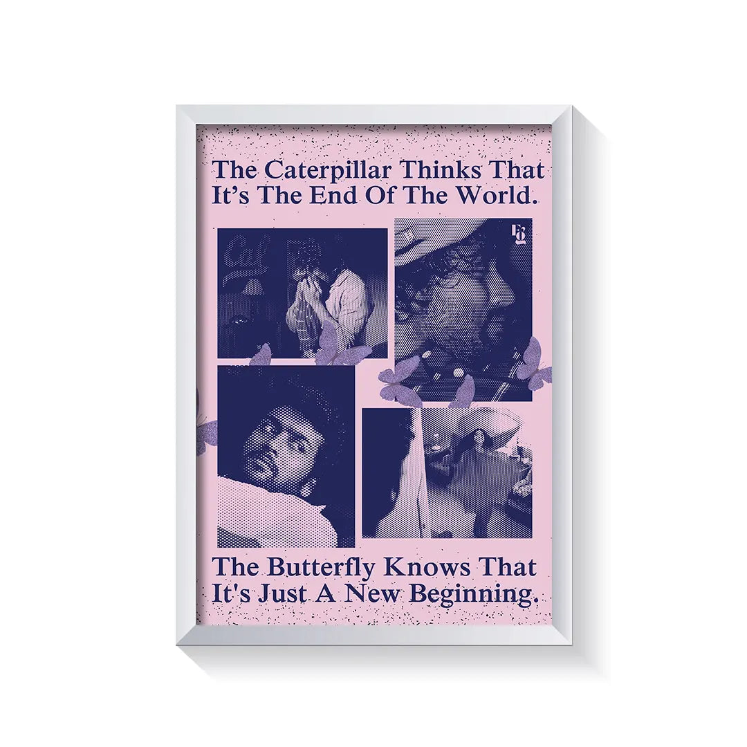 New Beginnings frame white