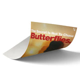 Not To Chase Butterflies art poster 2