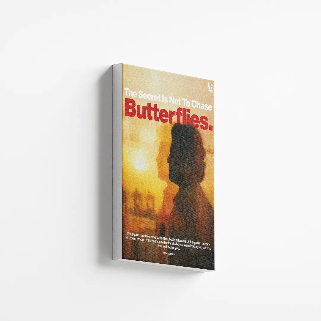Not To Chase Butterflies canvas 2