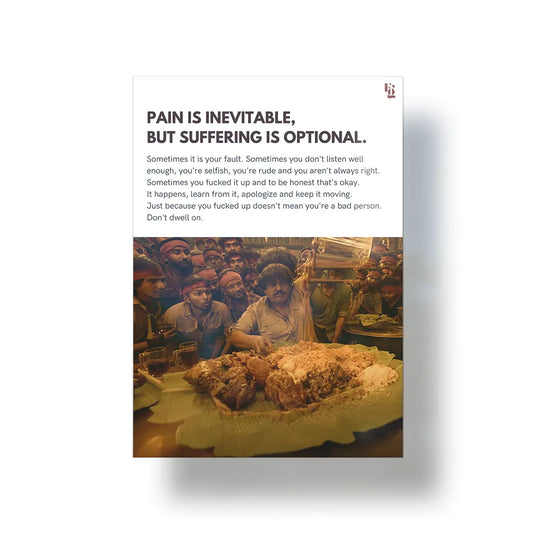 Pain Is Inevitable metal poster 1