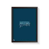 Parisuththa Kaadhal Typography frame black
