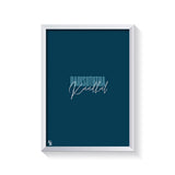 Parisuththa Kaadhal Typography frame white