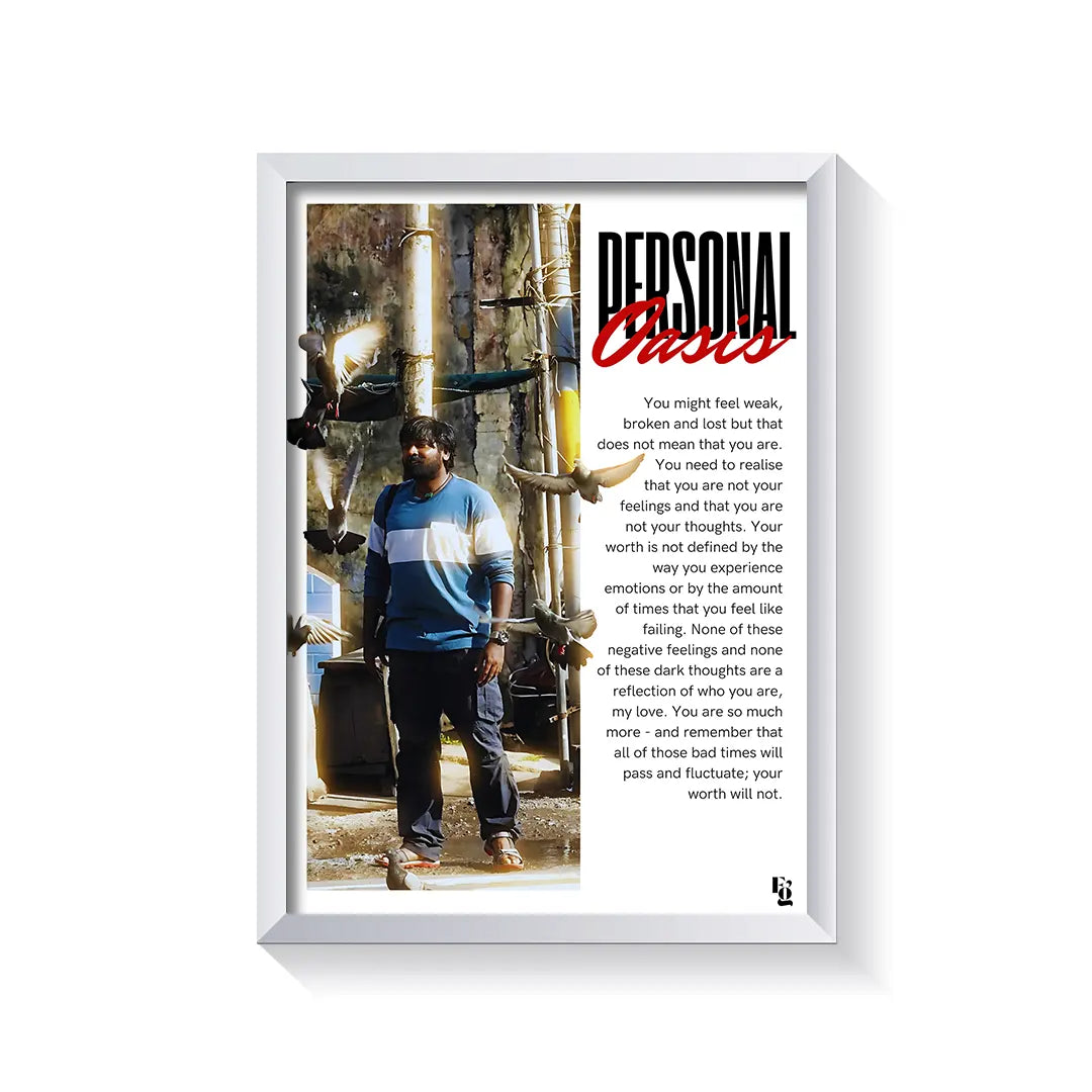 Personal Oasis frame white