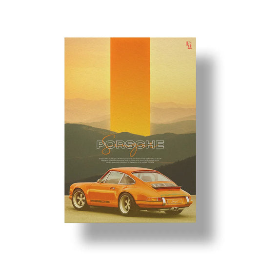 Porsche art poster 1