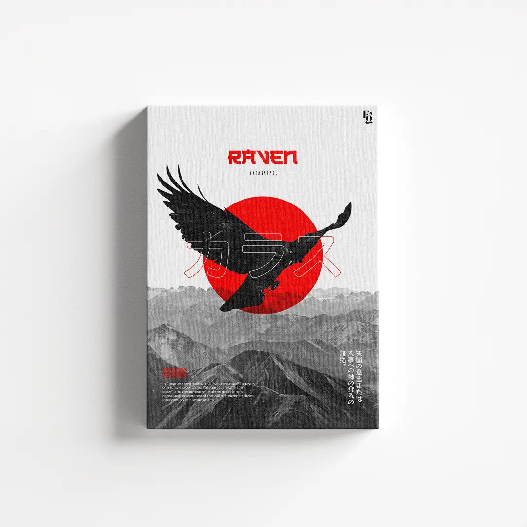 Raven canvas 1