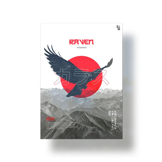 Raven metal poster 1