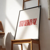 Romanticising The Chaos Typography frame 2