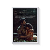 Romantics Never Die frame white