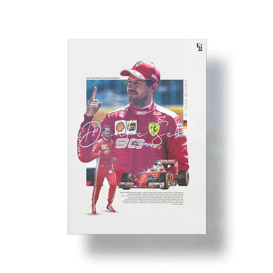 Sebastian Vettal II metal poster 1