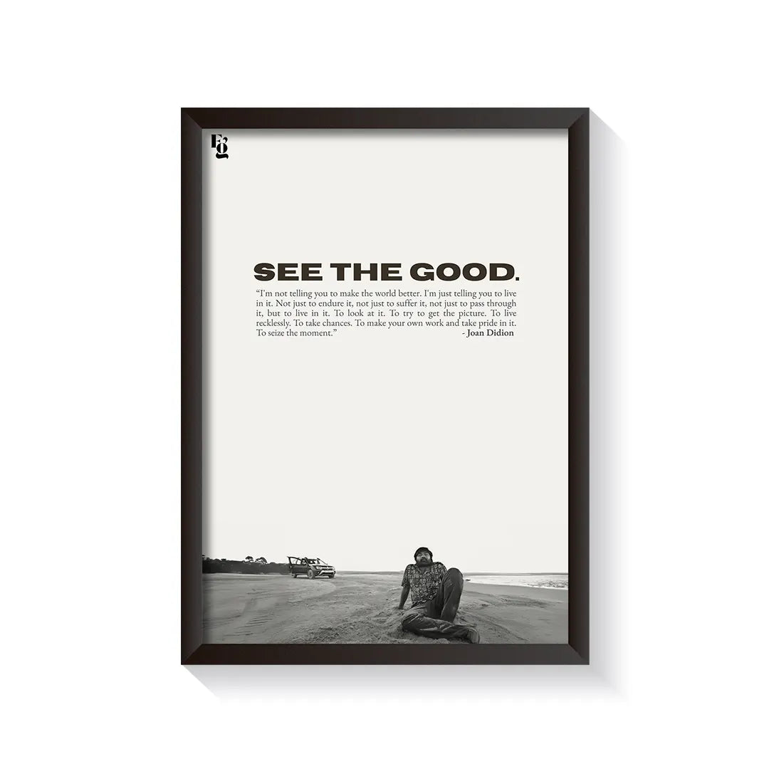 See The Good frame black