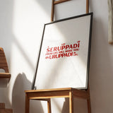 Seruppadi Typography frame 2